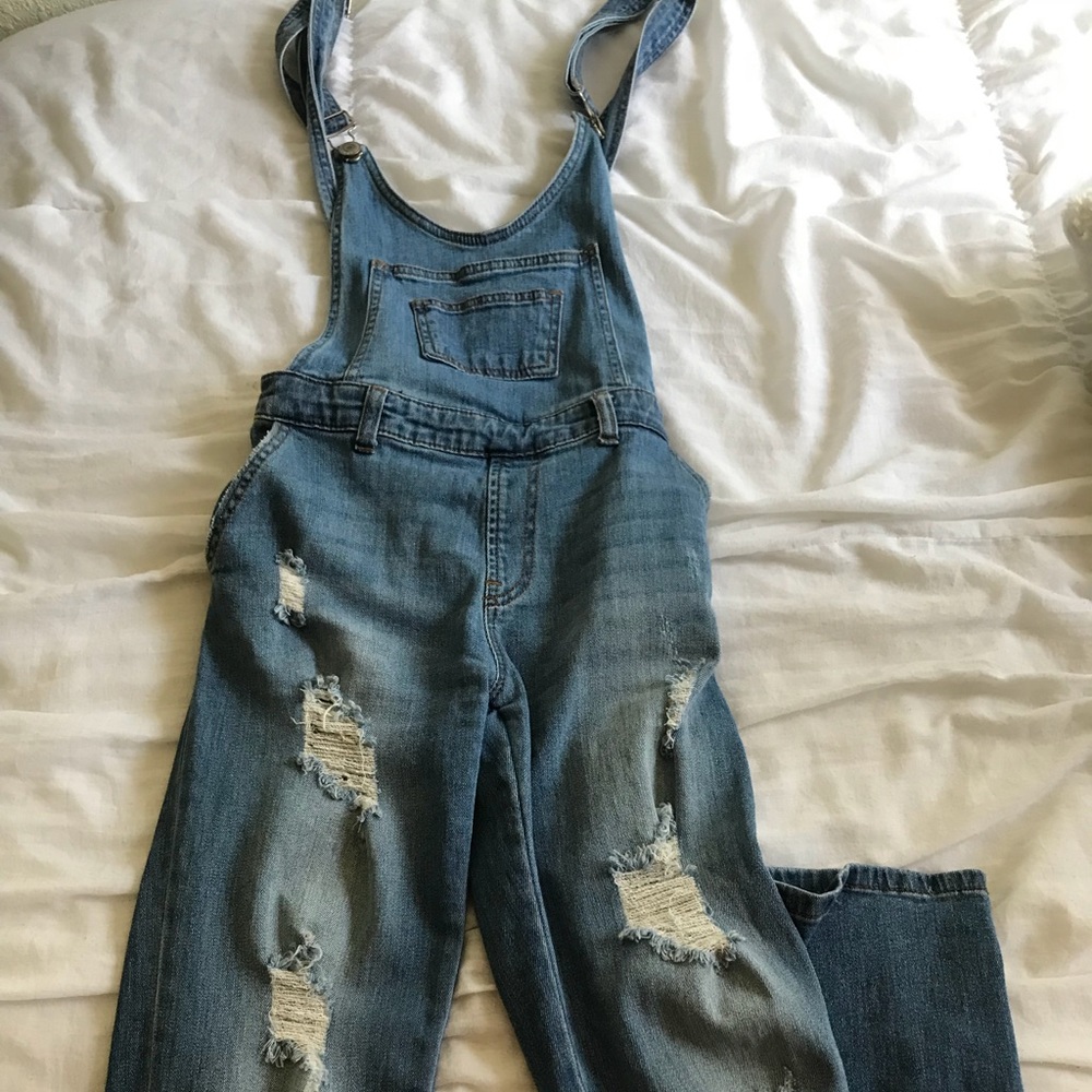 denim overalls